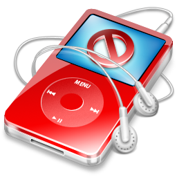 iPod Video Red No Disconnect Icon 256x256 png